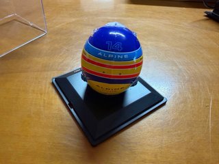 2 Cascos F1 Fernando Alonso 1/5 2010 y 2021 Spark