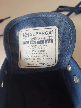 Zapatillas Superga Azul Marino