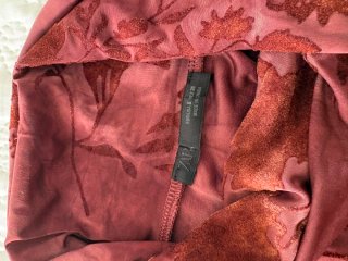 Vestito Zara floreale marrone