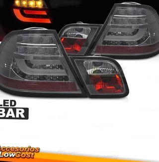 Pilotos traseros LED ahumados para BMW E46 Coupé