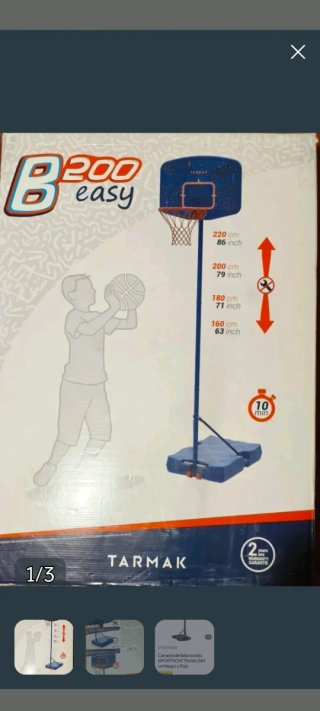Canasta Baloncesto SPORTNOW 75x56x240 cm