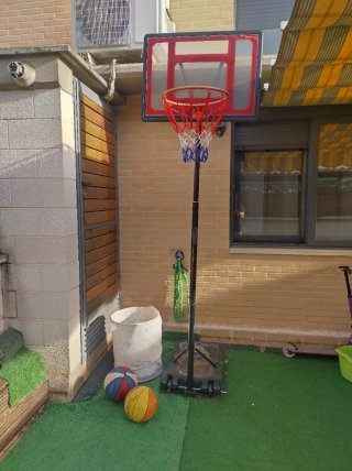 Canasta Baloncesto SPORTNOW 75x56x240 cm