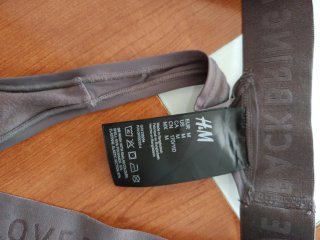 Tanga mujer gris nuevo talla única