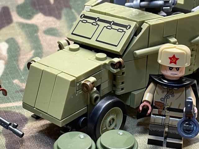 Camión artillado ruso ww2