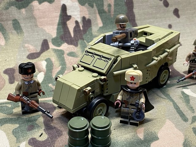 Camión artillado ruso ww2