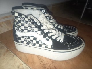 Vans Mujer Hi-Top Checkerboard