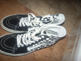 Vans Mujer Hi-Top Checkerboard