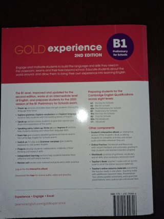 GOLD EXPERIENCE 2ED B1 STUDENT'S BOOK & INTERAC...