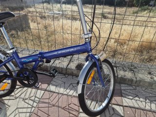 Bicicleta Plegable Boomerang Azul
