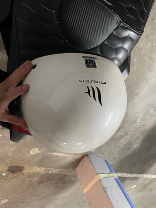 Casco MT Street Talla L Blanco