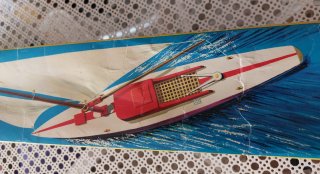 Barco vela d juguete