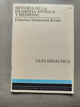 Historia de la Filosofía Antigua y Medieval