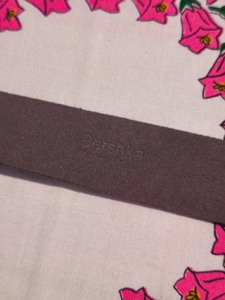 ¡OFERTA! Cinturón Plateado Brillante Bershka