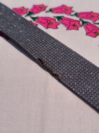 ¡OFERTA! Cinturón Plateado Brillante Bershka