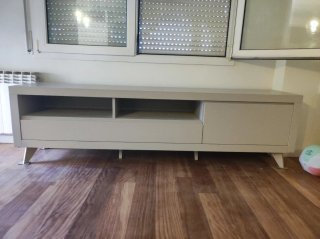 Mueble TV Kibuc Beige Madera