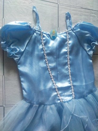 Disfraz Cenicienta niña azul