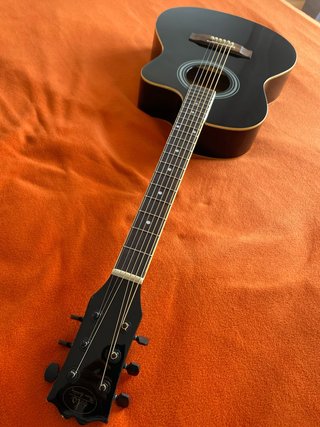 Guitarra Acústica Negra