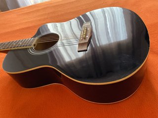 Guitarra Acústica Negra