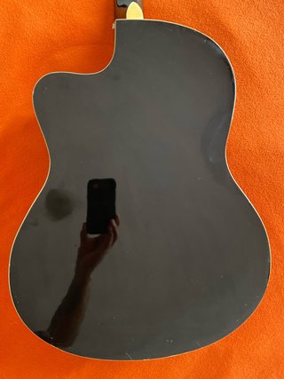 Guitarra Acústica Negra