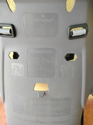 Silla Portabebés Bicicleta Gris