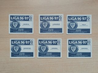 Cromos Liga Este 1996-1997