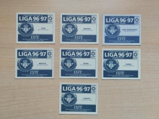 Cromos Liga Este 1996-1997