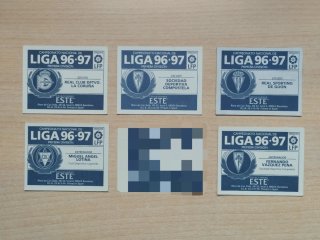 Cromos Liga Este 1996-1997
