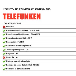 Tv 40 pulgadas Telefunken