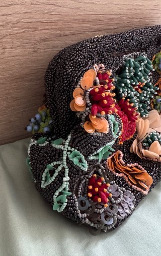 Bolso Zara bordado flores