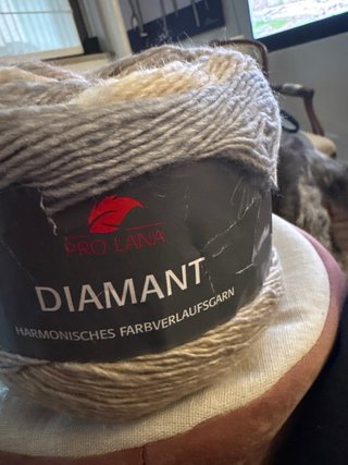 Lana Mohair/Alpaca Beige + Rocca Diamant