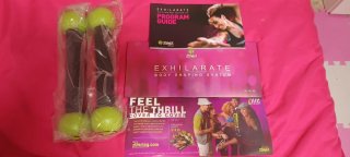 Zumba Exhilarate DVD + Mancuernas