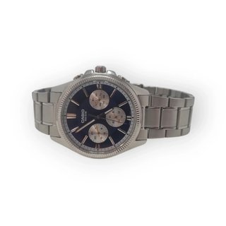 RELOJ CASIO MTP-1375P CORREA METALICA ESFERA AZUL