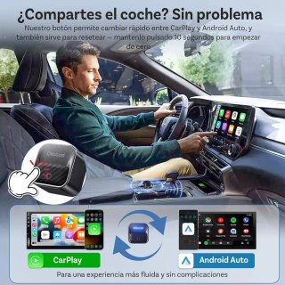 Ottocast Mini Core Adaptador CarPlay/Android Auto