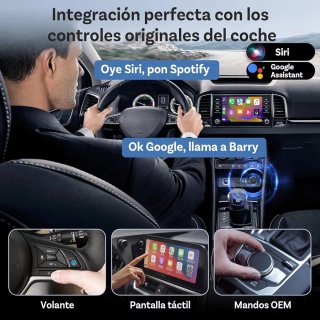 Ottocast Mini Core Adaptador CarPlay/Android Auto