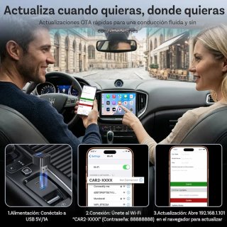 Ottocast Mini Core Adaptador CarPlay/Android Auto
