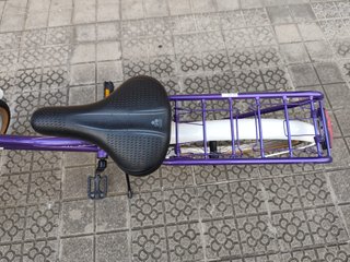 Bicicleta paseo B-pro morada 24
