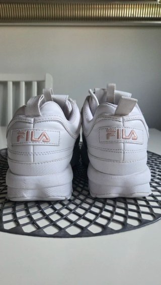 Deportivas Fila Disruptor Niña Blancas Rosas