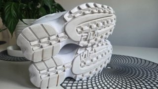 Deportivas Fila Disruptor Niña Blancas Rosas
