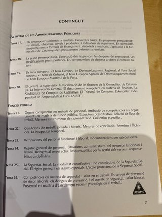Llibres Cos de Gestió Temari 1 i 2 Generalitat Cat