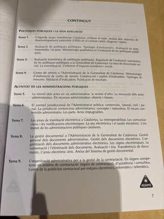 Llibres Cos de Gestió Temari 1 i 2 Generalitat Cat