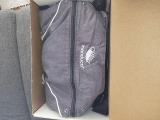 Mochila Portabebés Manduca Natural Gris