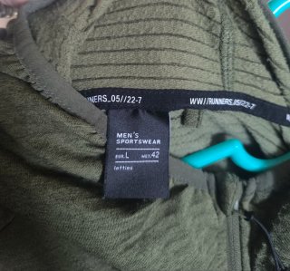 Sudadera con capucha verde militar