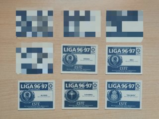 Cromos Liga Este 1996-1997