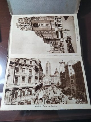 LIBRITO DE POSTALES DE MADRID MUY ANTIGUAS