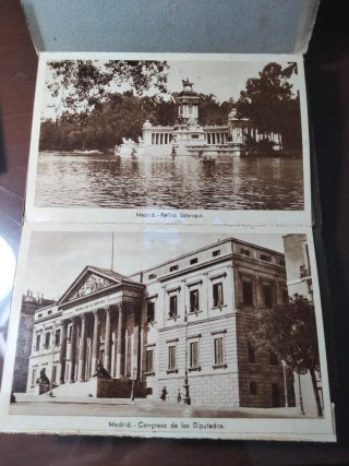 LIBRITO DE POSTALES DE MADRID MUY ANTIGUAS