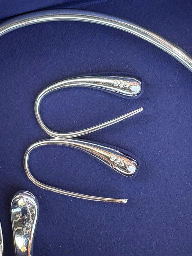 Conjunto Joyas Plata: Collar, Pulsera, Anillo y