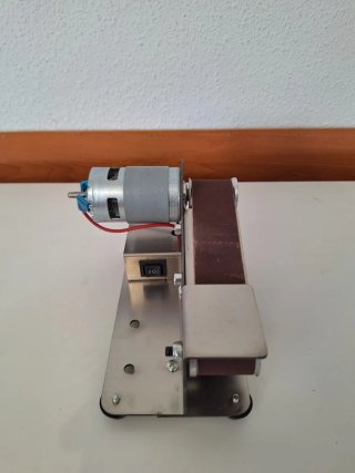 Mini lijadora de banda eléctrica