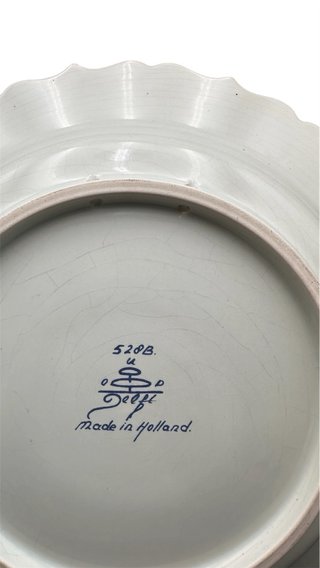 Piatto Delft Policromo Floreale 30cm