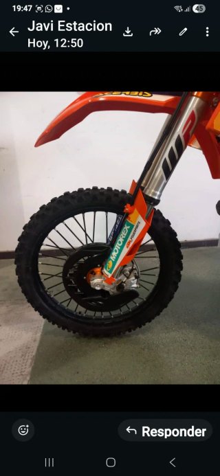 KTM 450 EXC 2015 factory Naranja/Blanca