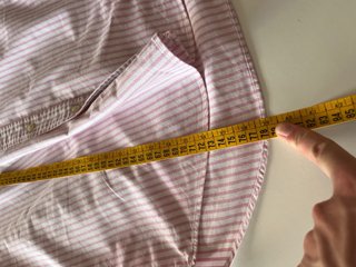 Camisa Polo Ralph Lauren Rayas Rosas Talla M